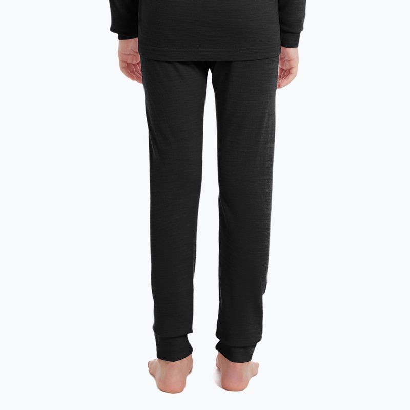Vaikiškos termoaktyvios kelnės WOOLCANO Merino 100% PANT0975 black 2