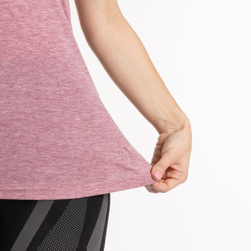 Moteriški termoaktyvūs marškinėliai WOOLCANO Merino TEE0547 violetinė 6