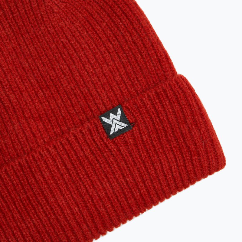 Kepurė WOOLCANO MERINO 100% HAT0440 bordo 3