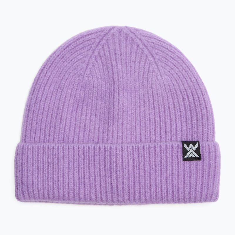 Žieminė kepurė WOOLCANO Merino 100% HAT0440 violetinė