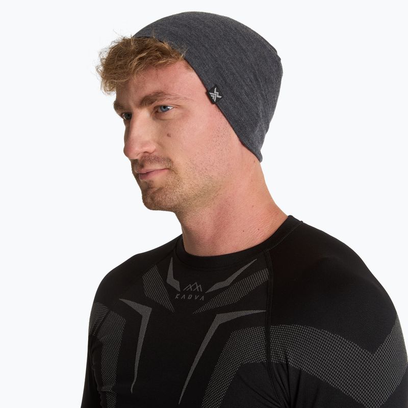 Kepurė WOOLCANO MERINO 100% HAT0441 gray