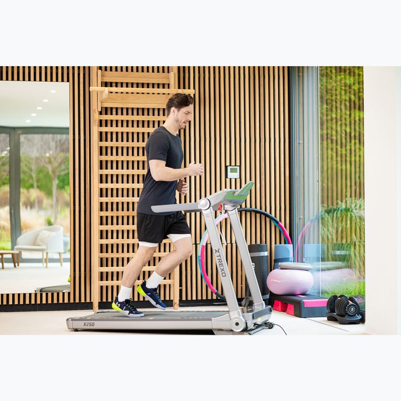 Elektrinis bėgimo takelis XTREXO TXO-X250-S sidabrinis 5