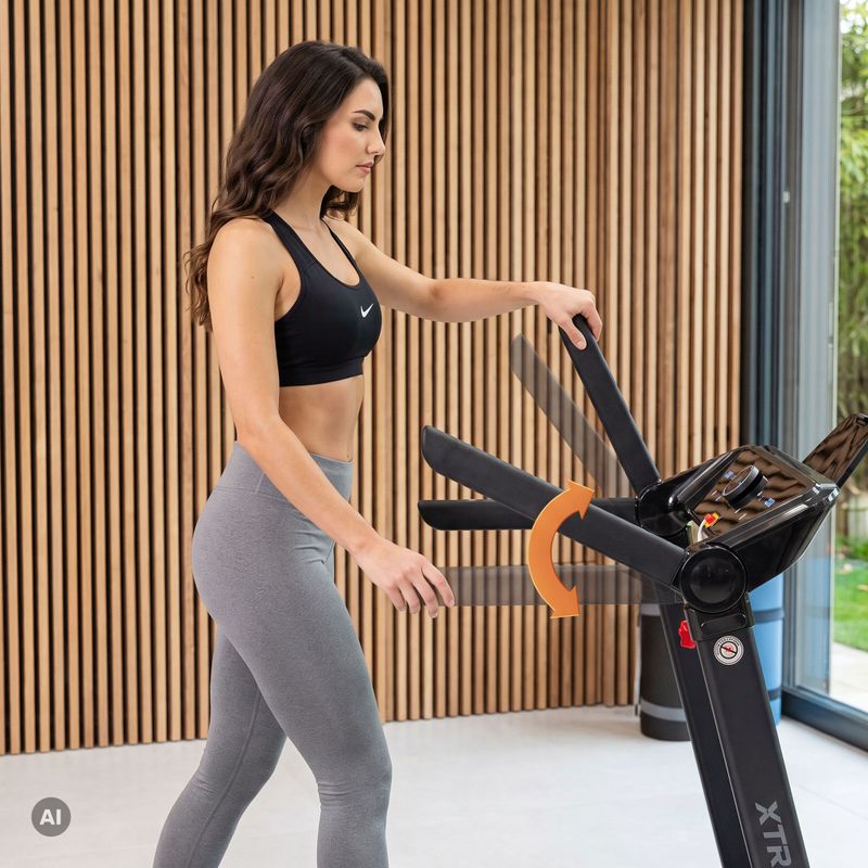 Elektrinis bėgimo takelis XTREXO TXO-X250-B juodas 22