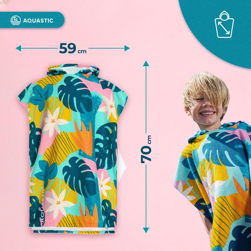 Vaikiškas pončas AQUASTIC Sunny JR gėlės 15