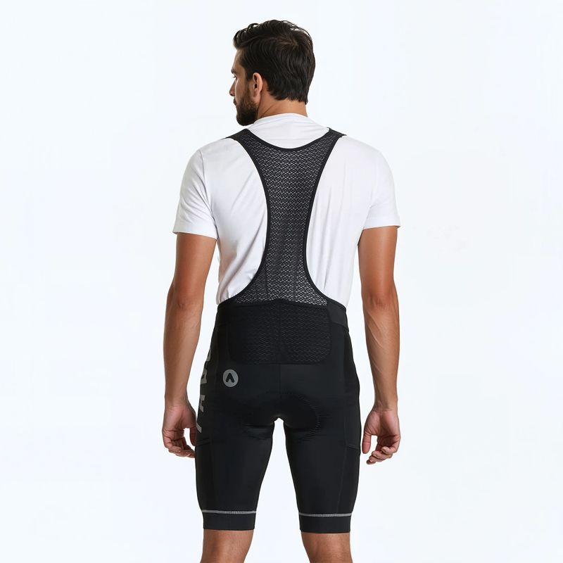 Vyriški dviračių šortai ATTABO Kirun Pro Bib Shorts Cargo juodi 3