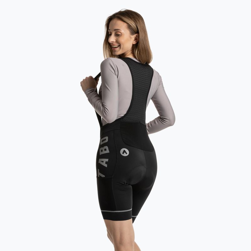 Moteriški dviračių šortai ATTABO Kirun Pro WMNS Bib Shorts Cargo juodi 2