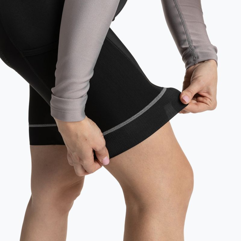 Moteriški dviračių šortai ATTABO Kirun Pro WMNS Bib Shorts Cargo juodi 5