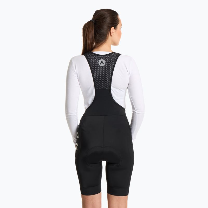 Moteriški dviračių šortai ATTABO Kirun WMNS Bib Shorts juodi 2