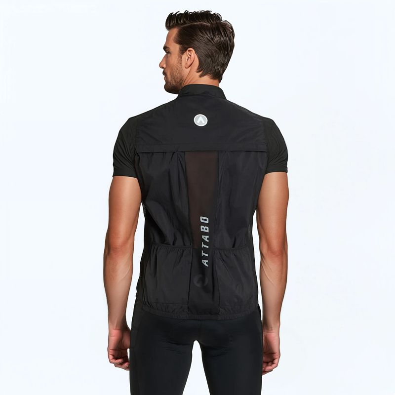 Dviračio liemenė ATTABO Cahayo Vest Windproof juoda 3