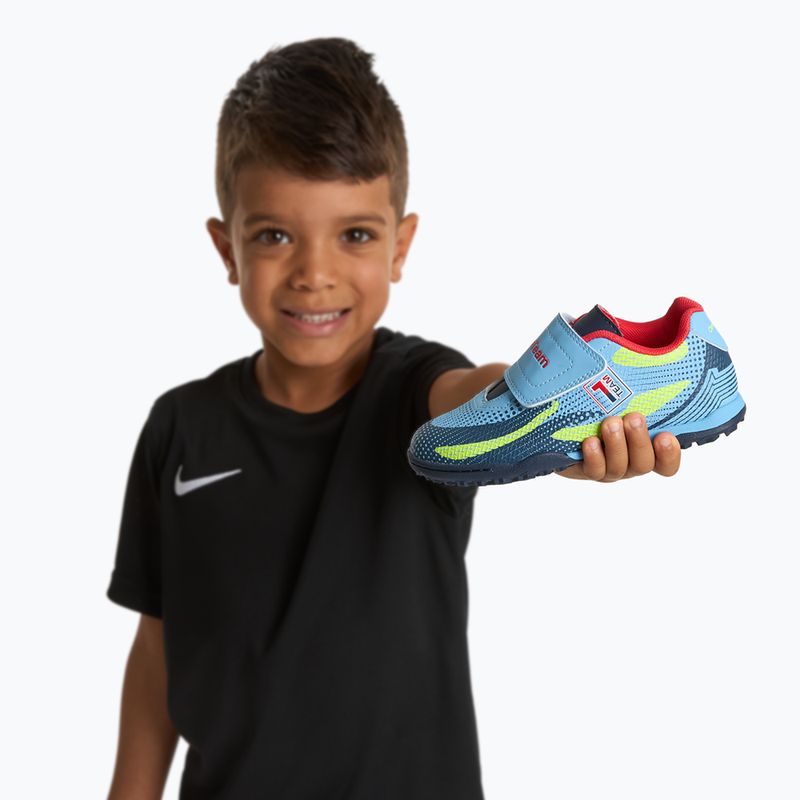 Vaikiški futbolo batai OneTeam Robero Junior TF mėlyni/tamsiai mėlyni 11
