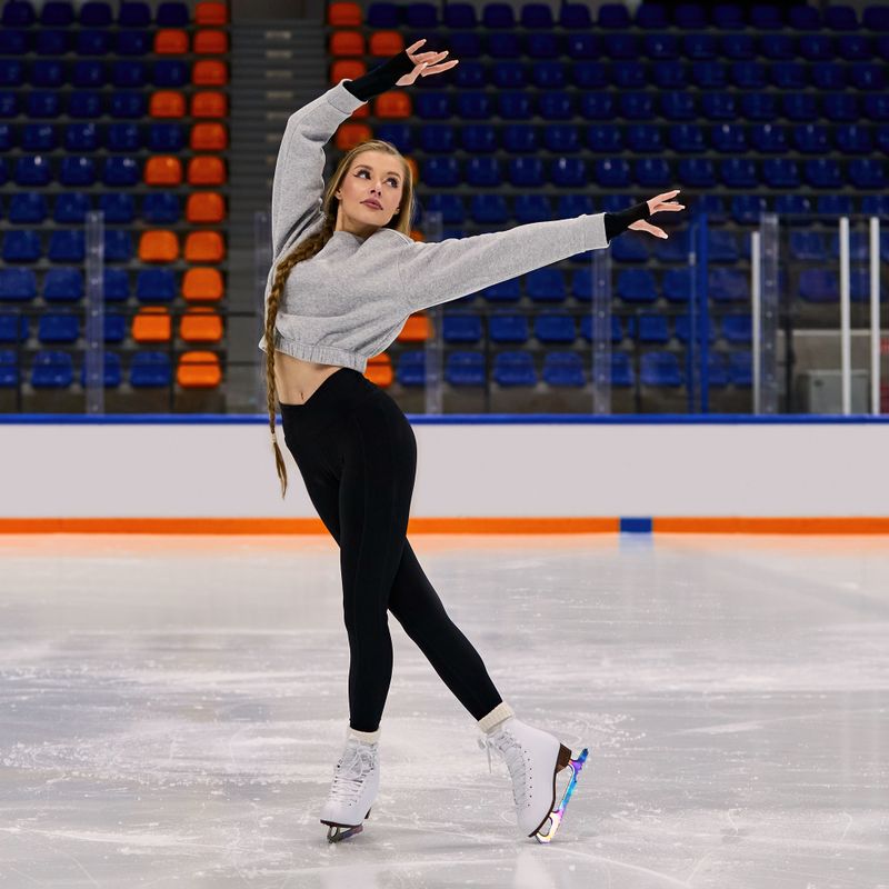 Moteriškos dailiojo čiuožimo pačiūžos ATTABO Lily baltos 3