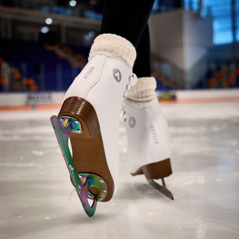 Moteriškos dailiojo čiuožimo pačiūžos ATTABO Lily baltos 7