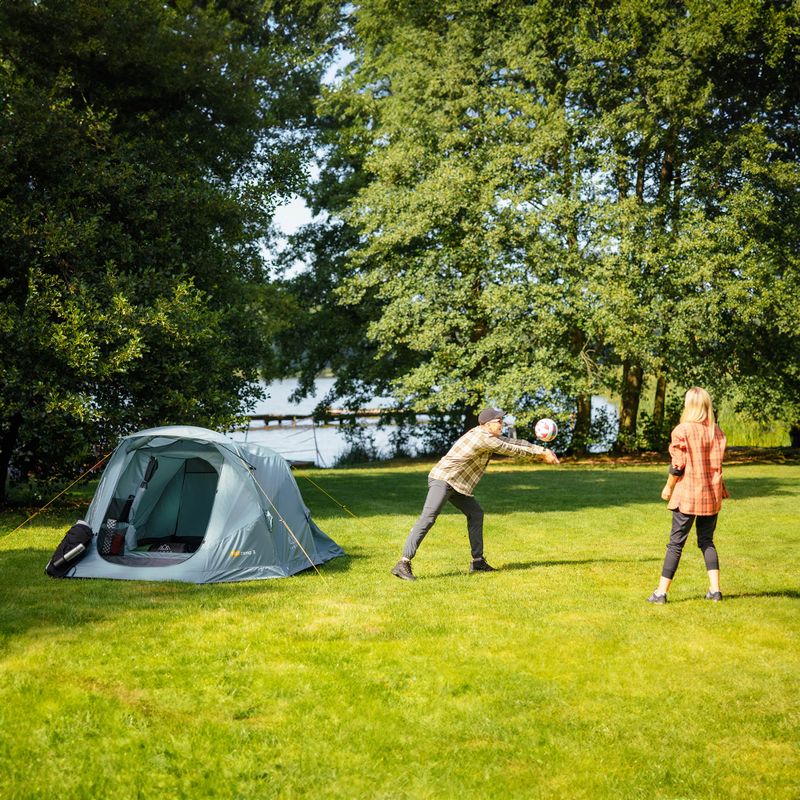 Pripučiama 3 asmenų palapinė KADVA AIRcamp 3 žalia 14