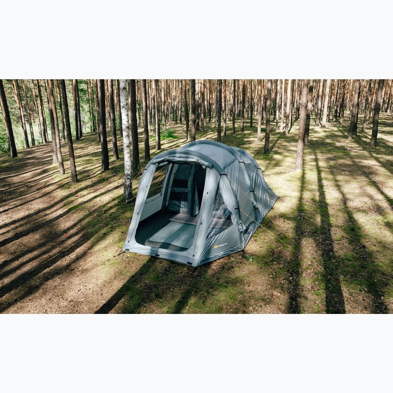 Pripučiamas keturių vietų palapinė KADVA AIRcamp 4.4 žalia 4