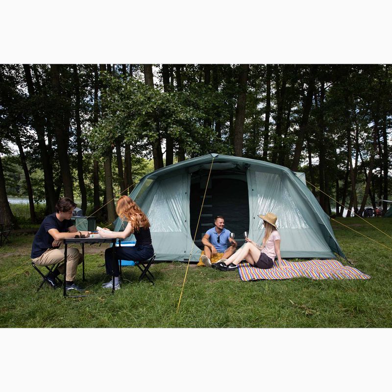 Pripučiamas 6 asmenų stovyklavimo palapinė KADVA AIRcamp 6.24 žalia 27