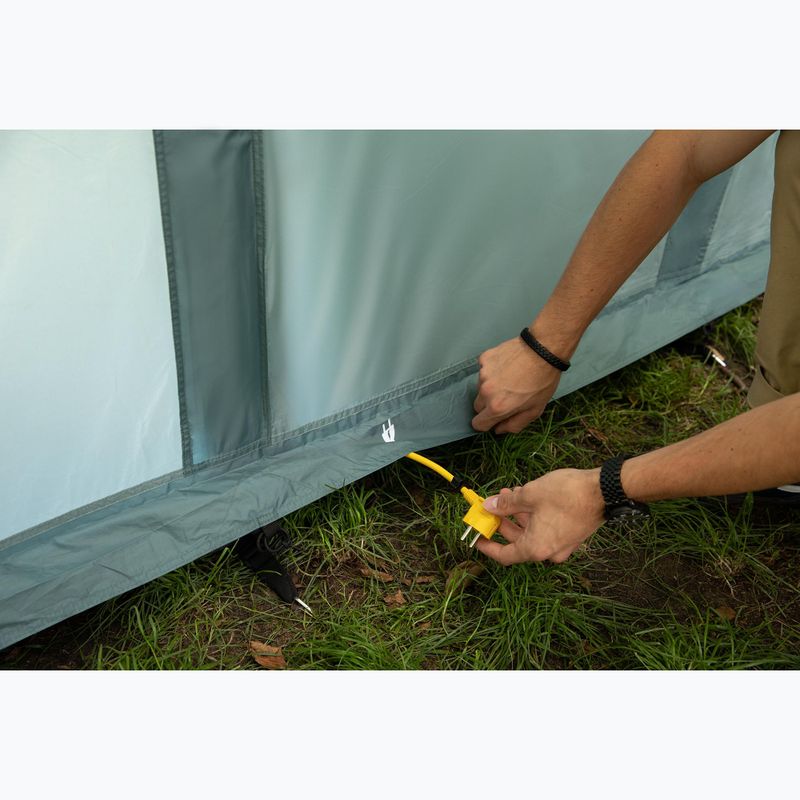 Pripučiamas šešių vietų stovyklavimo palapinė KADVA AIRcamp 6.33 žalia 28