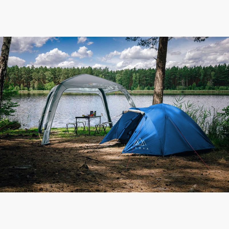 3 asmenų stovyklavimo palapinė KADVA CAMPdome 3 mėlyna 2
