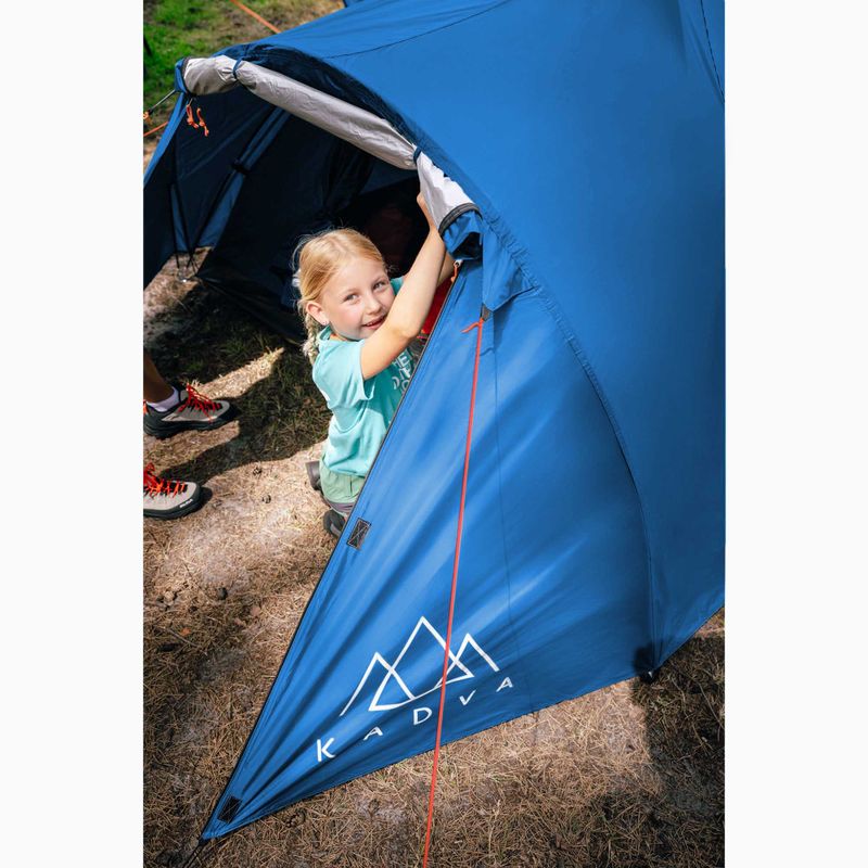 3 asmenų stovyklavimo palapinė KADVA CAMPdome 3 mėlyna 4