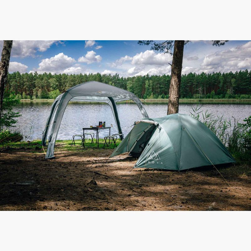 3 asmenų stovyklavimo palapinė KADVA CAMPdome 3 žalia 2