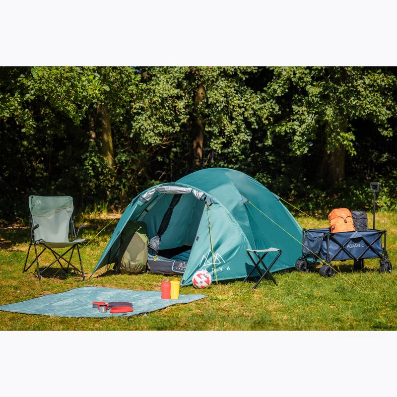 3 asmenų stovyklavimo palapinė KADVA CAMPdome 3 žalia 6