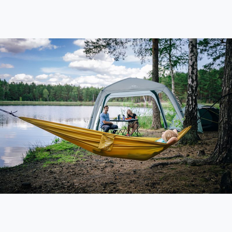 Turistinis hamakas KADVA Sailo Hammock itin lengvas geltonas 2