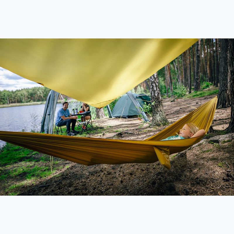 Turistinis hamakas KADVA Sailo Hammock itin lengvas geltonas 4