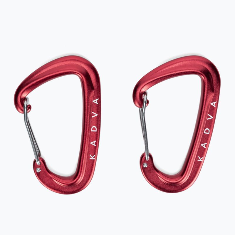 Karabinas hamako tvirtinimui KADVA Hammock Carabinier raudonas