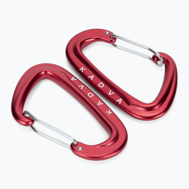 Karabinas hamako tvirtinimui KADVA Hammock Carabinier raudonas 4