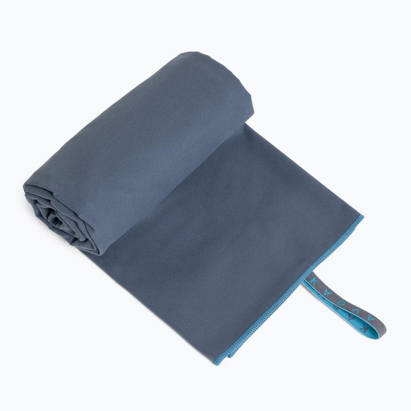 Greitai džiūstantis rankšluostis KADVA Tuala L 130x80 cm tamsiai mėlynas 2