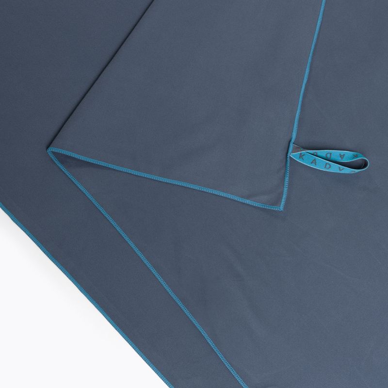 Greitai džiūstantis rankšluostis KADVA Tuala L 130x80 cm tamsiai mėlynas 3