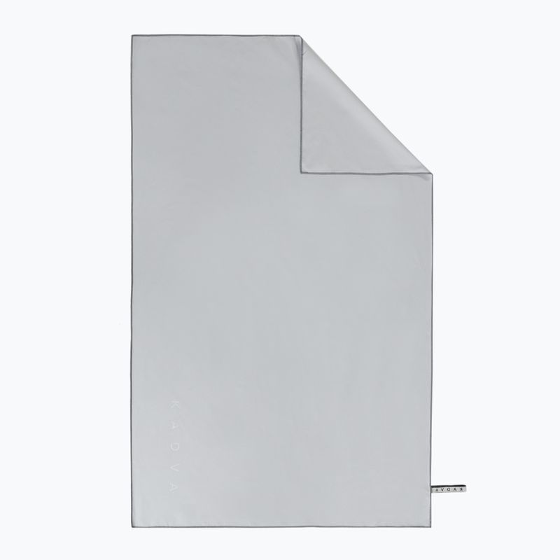 Greitai džiūstantis rankšluostis KADVA Tuala L 130x80 cm pilkas