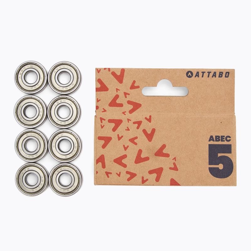 Guoliai ATTABO Bearings ABEC 5 8 vnt. sidabriniai