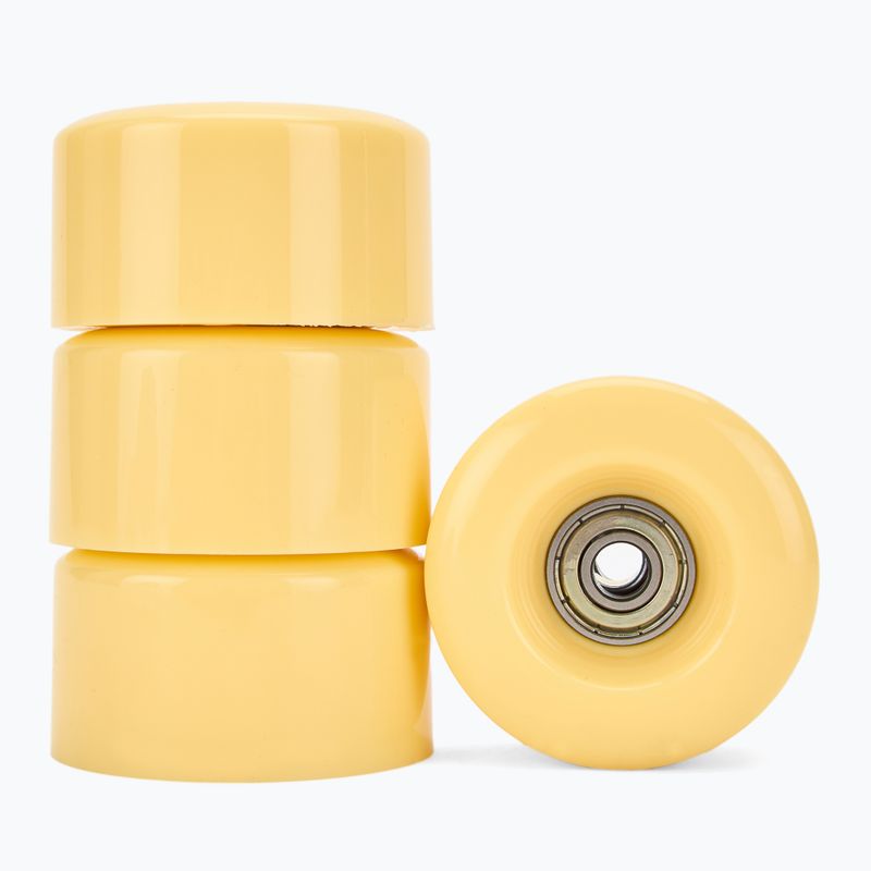 Ratukinių pačiūžų ratukai ATTABO Quad Wheels 58x32 mm 4 vnt. Geltoni 2