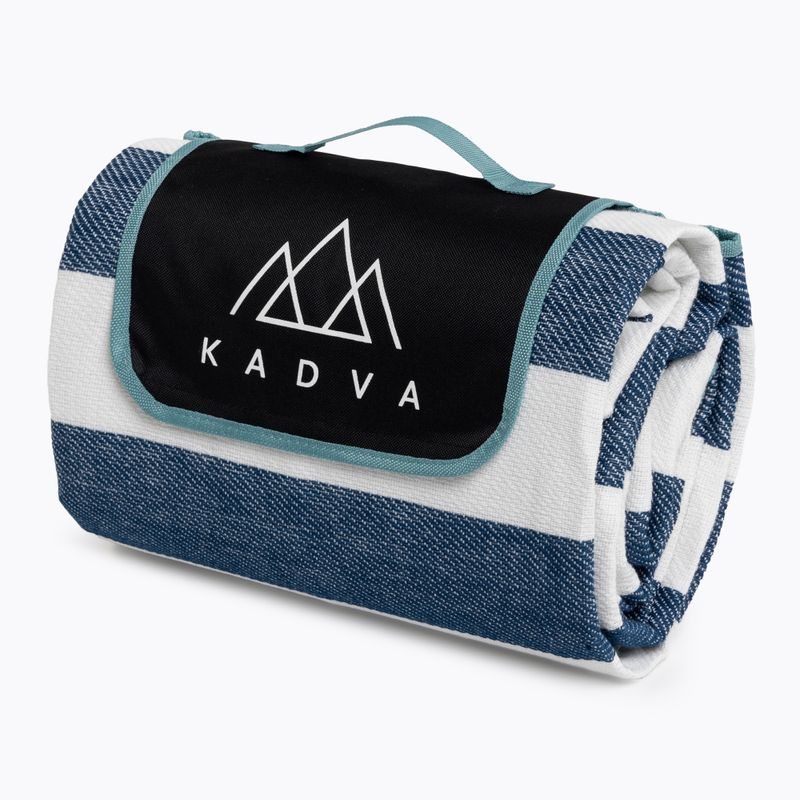 Pikniko pledas KADVA Tapiso tamsiai mėlynas 6