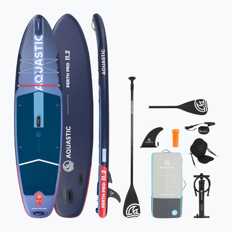 Irklentė SUP AQUASTIC Perth Pro 11'2" allround dark blue