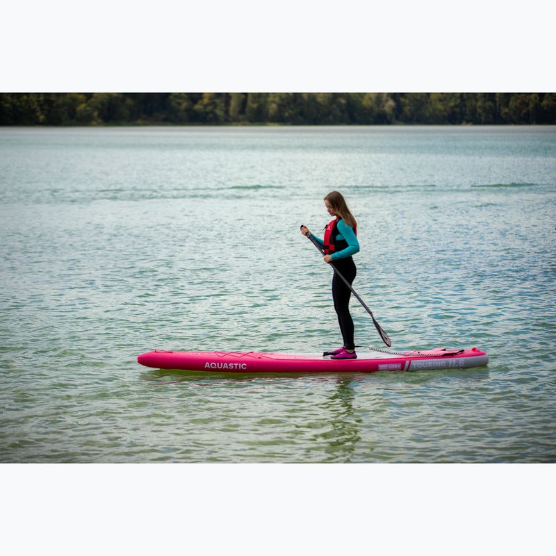 Rinkinys pripučiama lenta SUP AQUASTIC Touring 11'6" pink 21