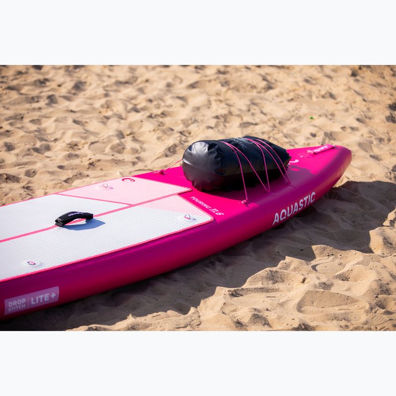 Rinkinys pripučiama lenta SUP AQUASTIC Touring 11'6" pink 25