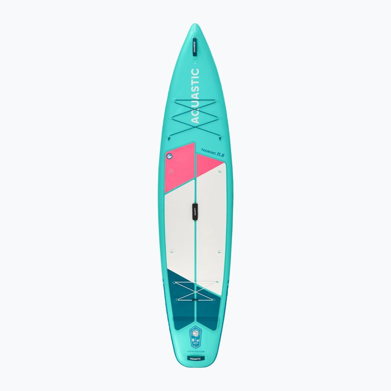 Rinkinys pripučiama lenta SUP AQUASTIC Touring 11'6" green 3