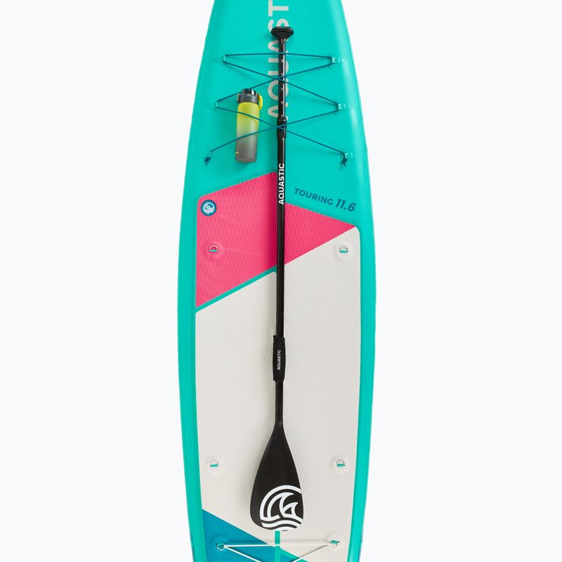 Rinkinys pripučiama lenta SUP AQUASTIC Touring 11'6" green 15