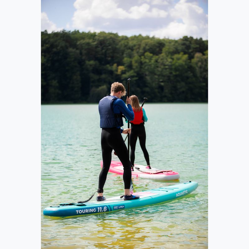 Rinkinys pripučiama lenta SUP AQUASTIC Touring 11'6" green 23