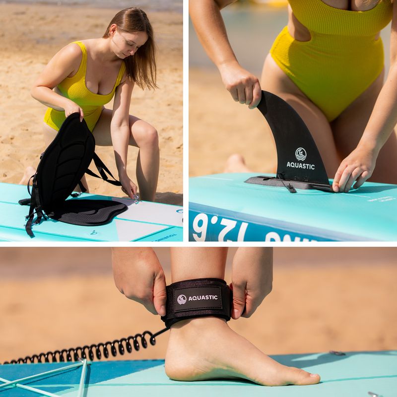 Irklentė SUP AQUASTIC Touring 12'6" žalia 21