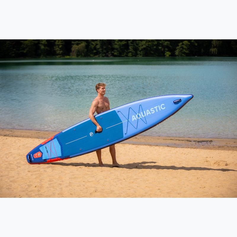 Rinkinys pripučiama lenta SUP AQUASTIC Touring Pro 14'0" dark blue 19