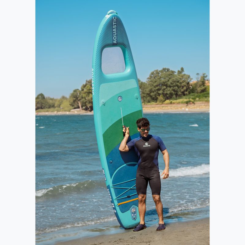 Rinkinys pripučiama lenta SUP AQUASTIC Vista 11'2" green 22