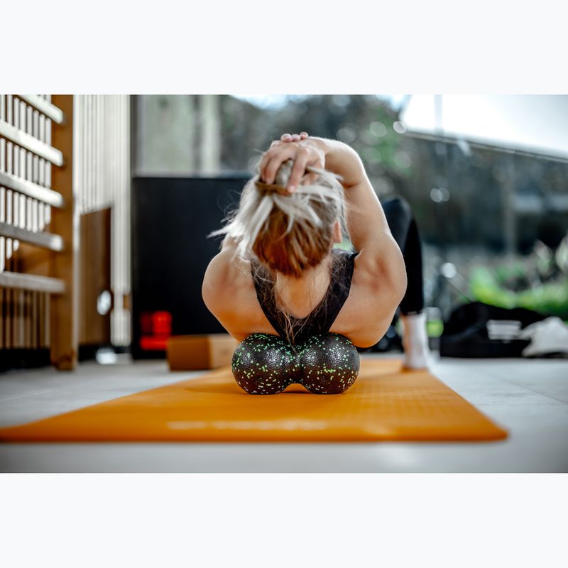 Dvigubas masažo kamuolys XTREXO TRX-MSP012 12 cm juodas/aimo spalvos 2