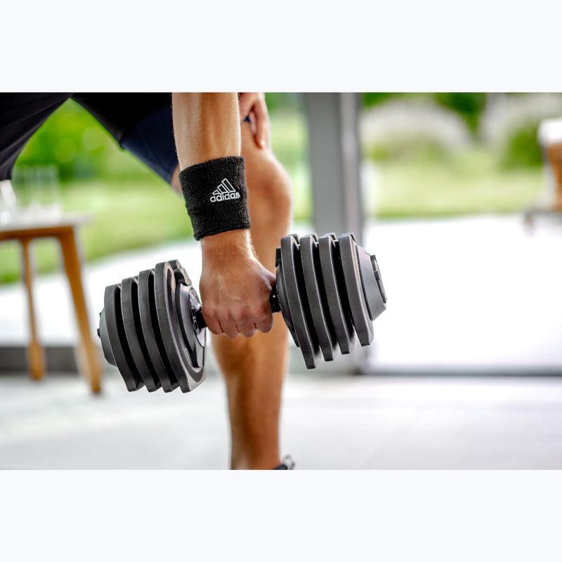 Reguliuojamas hantelis XTREXO TXO-B4W003 18 kg juodas 4