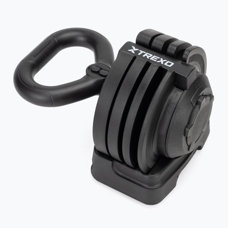 Kettlebell reguliuojamas XTREXO TXO-B4W004 12 kg juodas
