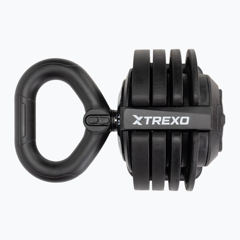 Kettlebell reguliuojamas XTREXO TXO-B4W004 12 kg juodas 11