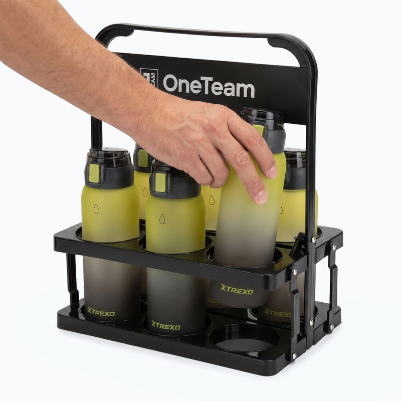 Butelių laikiklis OneTeam Water Bottle Carries black 2