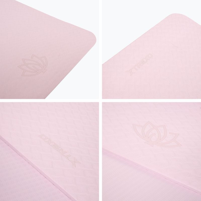 Fitneso kilimėlis XTREXO comfort 10 mm TXO-B4Z003-VT light pink 4