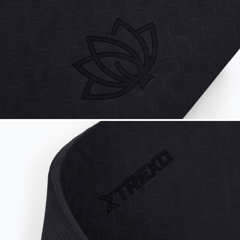 Fitneso kilimėlis TREXO TXO-B4Z002-CH 10 mm grafito spalvos 3